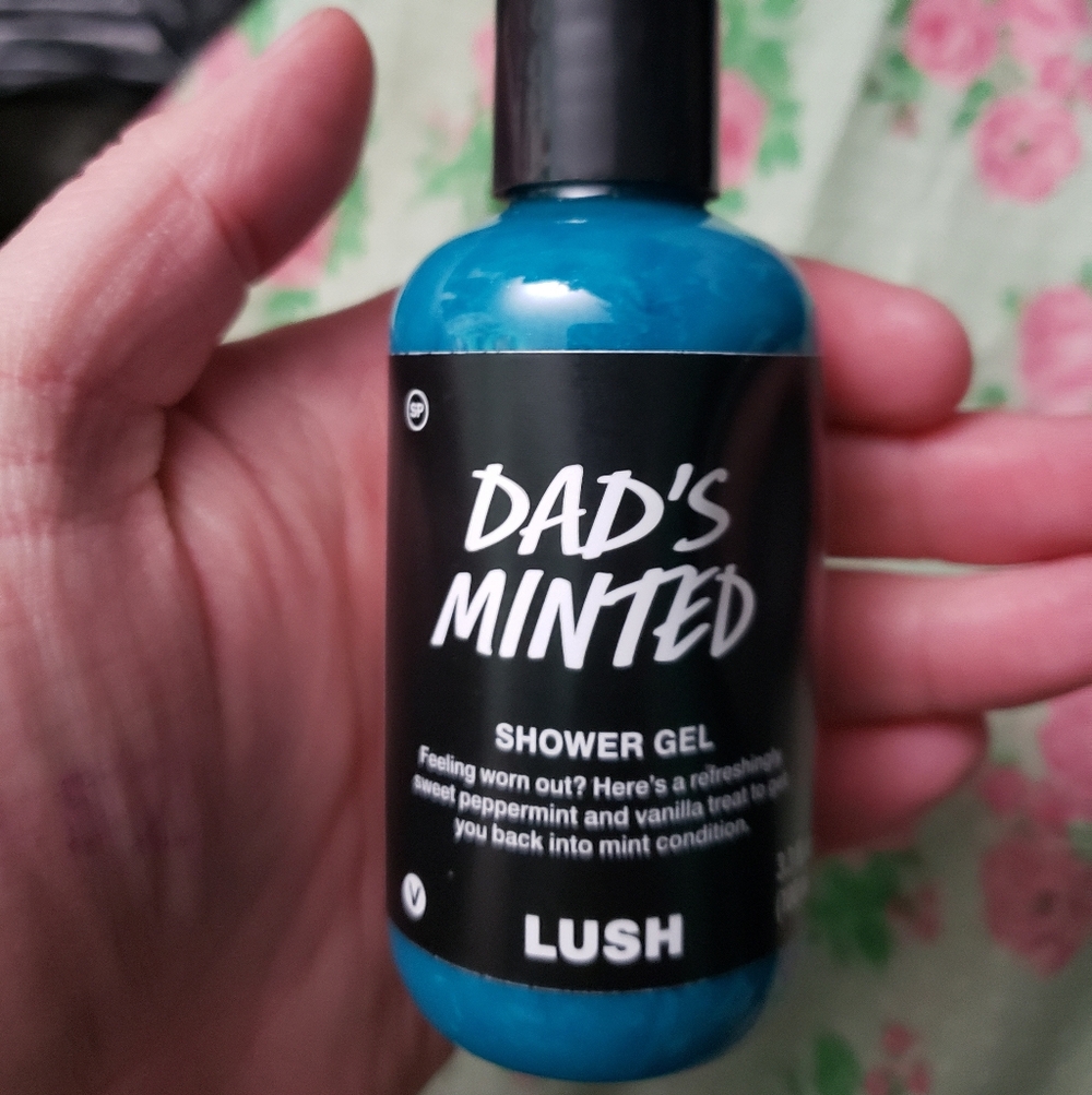 Lush Dad's Minted Shower Gel - Vibrant Blue Sealed 3.3oz